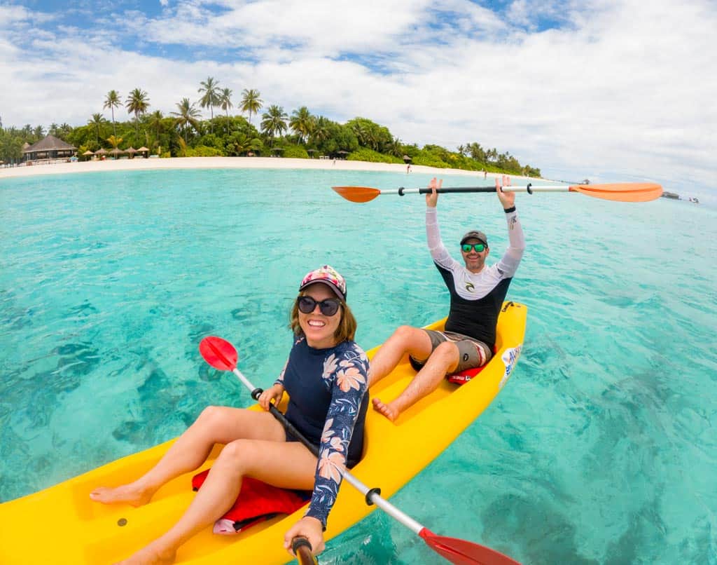 Kayaking Maldives