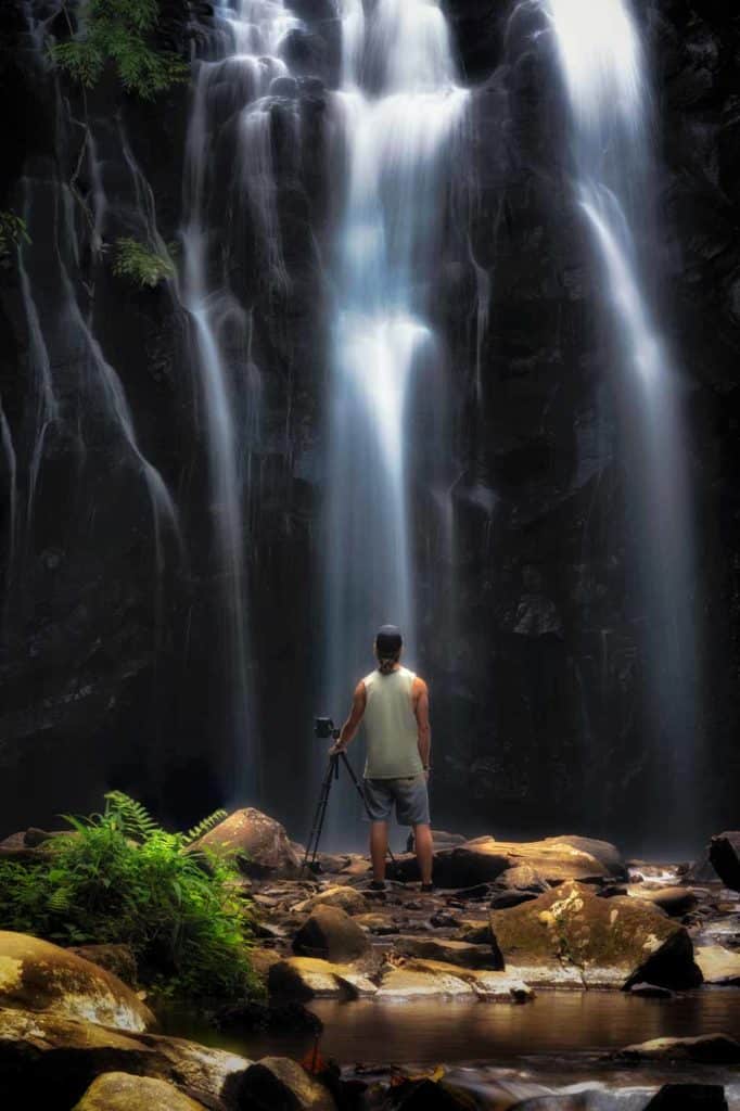 Elinjaa Falls Matt Lens Compression